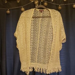 Crochet Kimono Bathing Suit cover